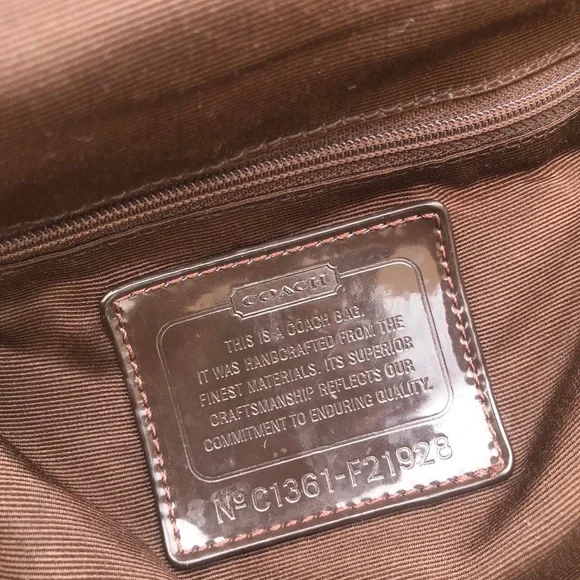 Coach Signature Monogram Brown Backpack Bag Purse Preppy Academia Y2K F21928 Coach | Bags | Coach Signature Monogram Brown Backpack Bag  main image 2